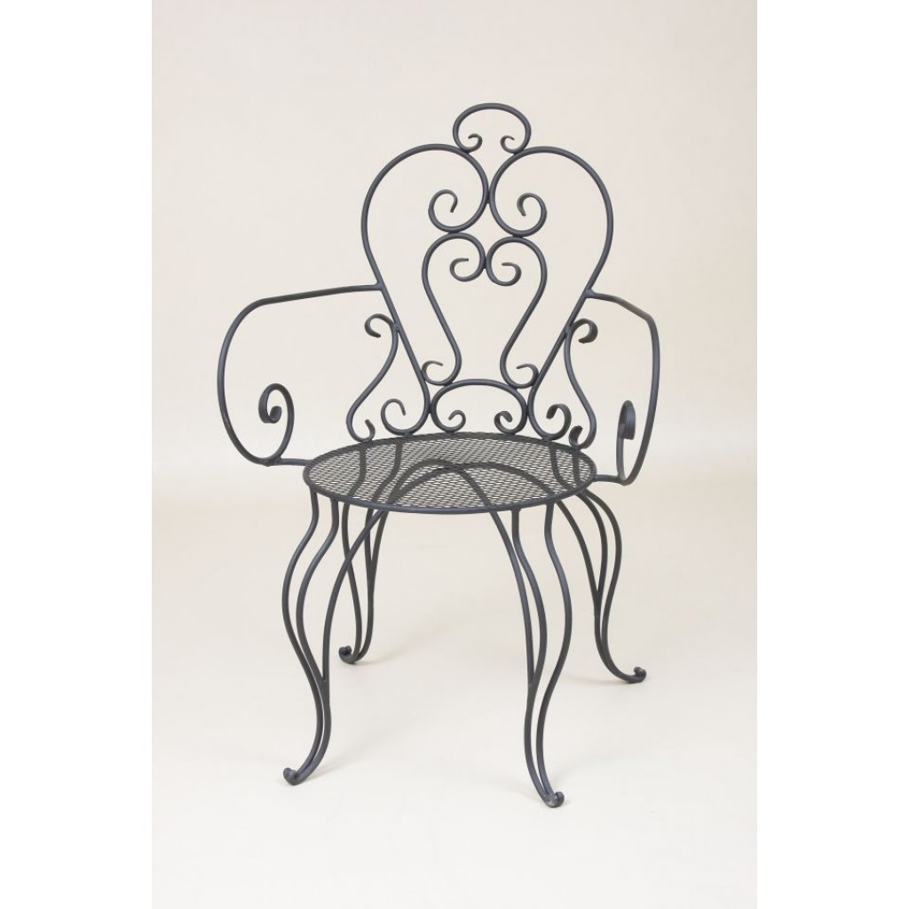 Stoel Rococo met armleuningen Stoel Rococo met armleuningen